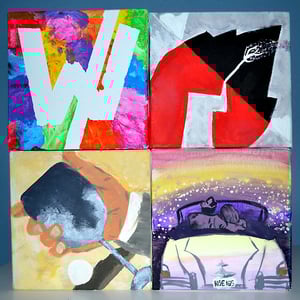 Image of Sleeping With Sirens Acrylic Painting