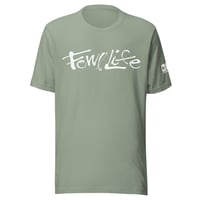 Image 3 of OWG - Fowl Life White Left Sleeve Branded - Bella Canvas 3001 Unisex T-shirt 