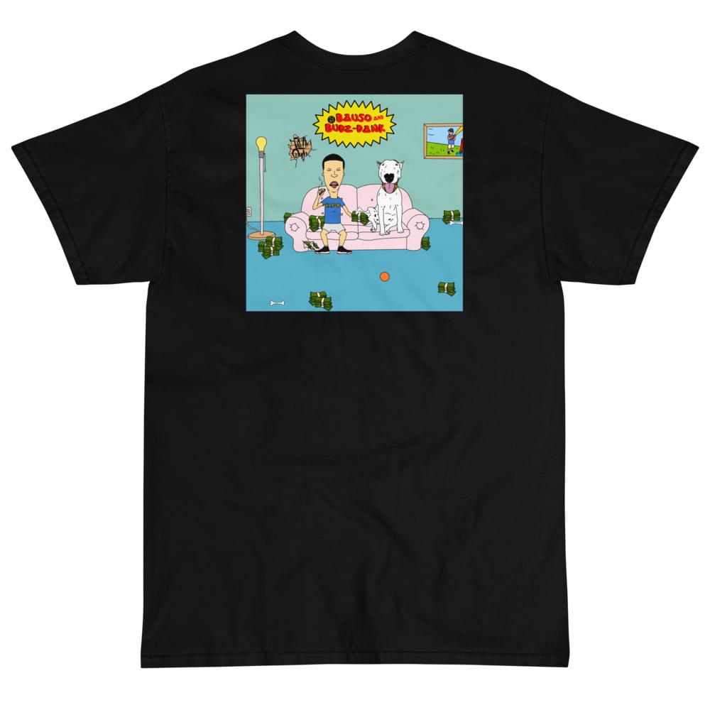 Image of BAUSO & BUDZ-DANK HEADS SML TSHIRT