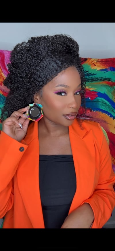 Image of Made in his image earring collection 