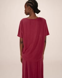 Image 4 of Camiseta Sole Burdeos