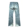 Rip Van Winkle Flared Grey Faded Denim 