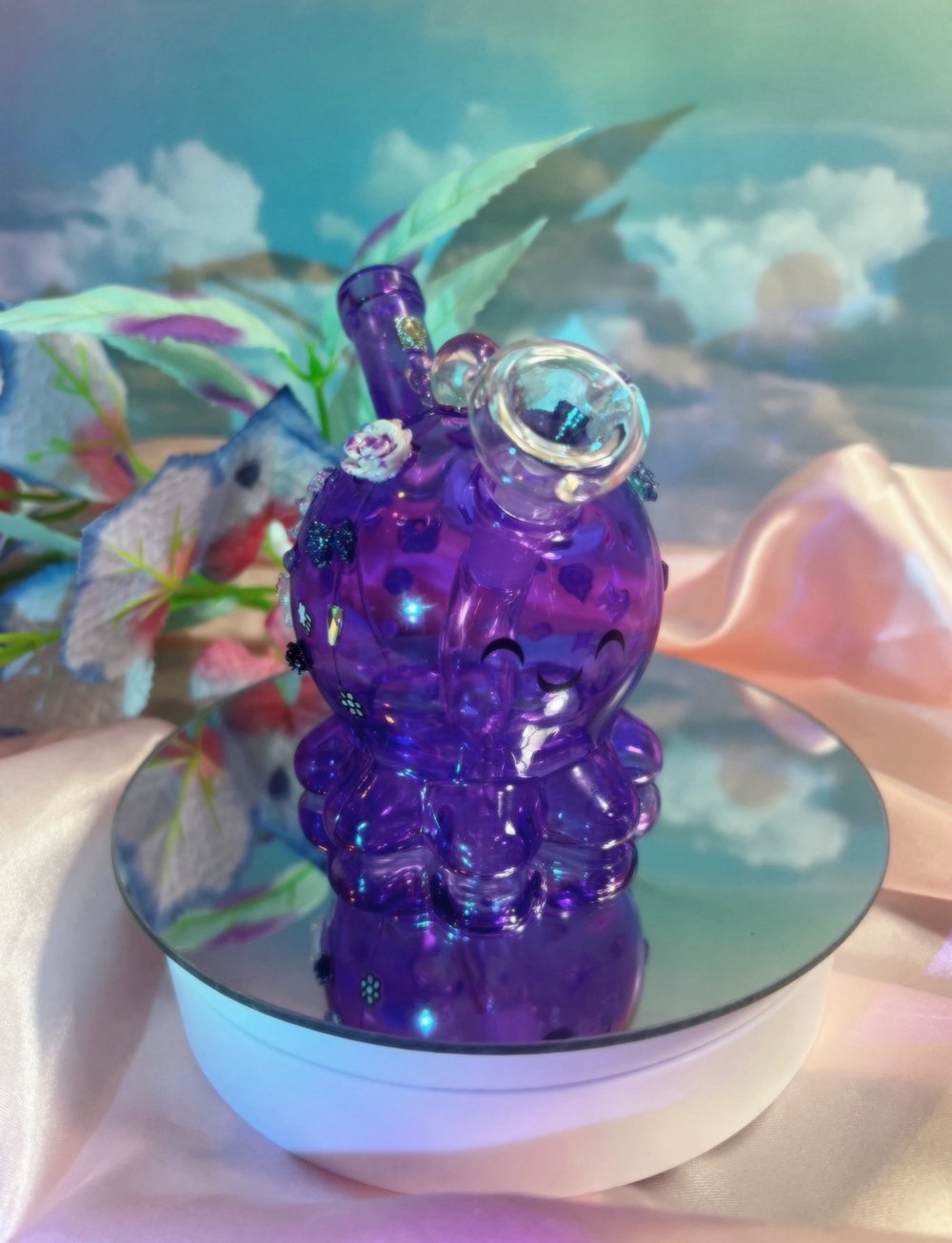 🐙 charm mini bong/ bubbler