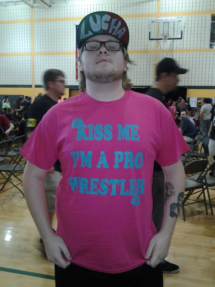 KISS ME I'M A PRO WRESTLER HOT PINK EDITION