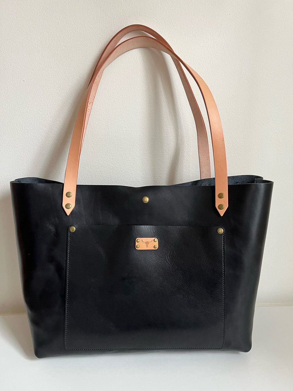 Image of Black Vachetta Carry-all Tote