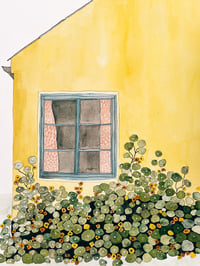 Image 1 of 'Nasturtium Neighbours' Art Print