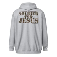 Image 3 of Soldier For Jesus Unisex heavy blend zip hoodie