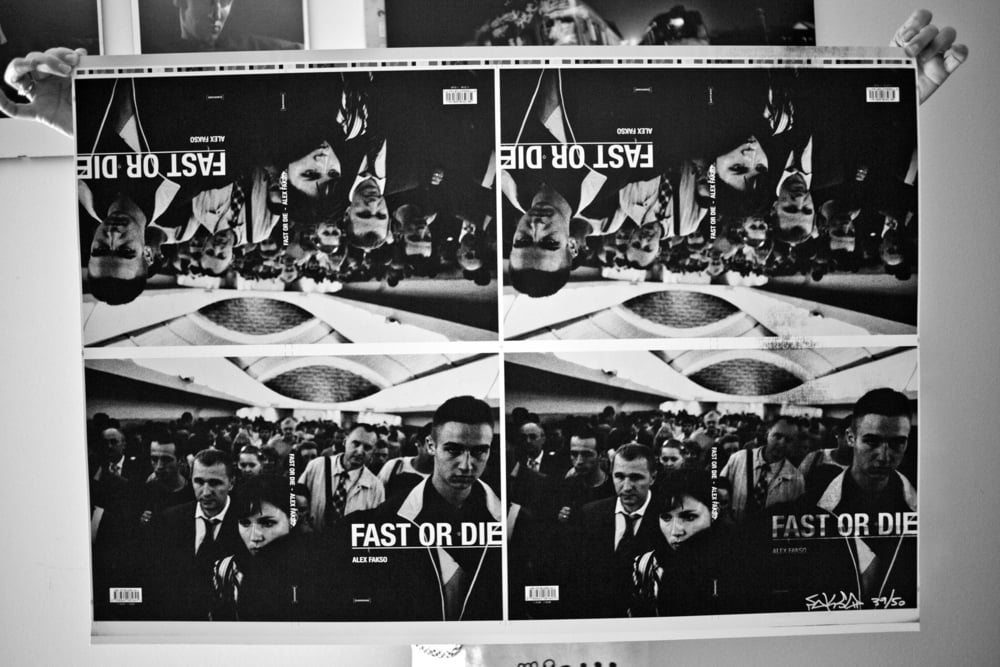 Image of Fast Or Die poster printing proof.