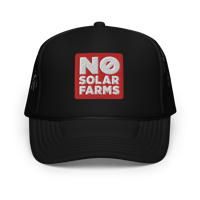 Image 4 of 'No Solar Farms' Trucker Hat
