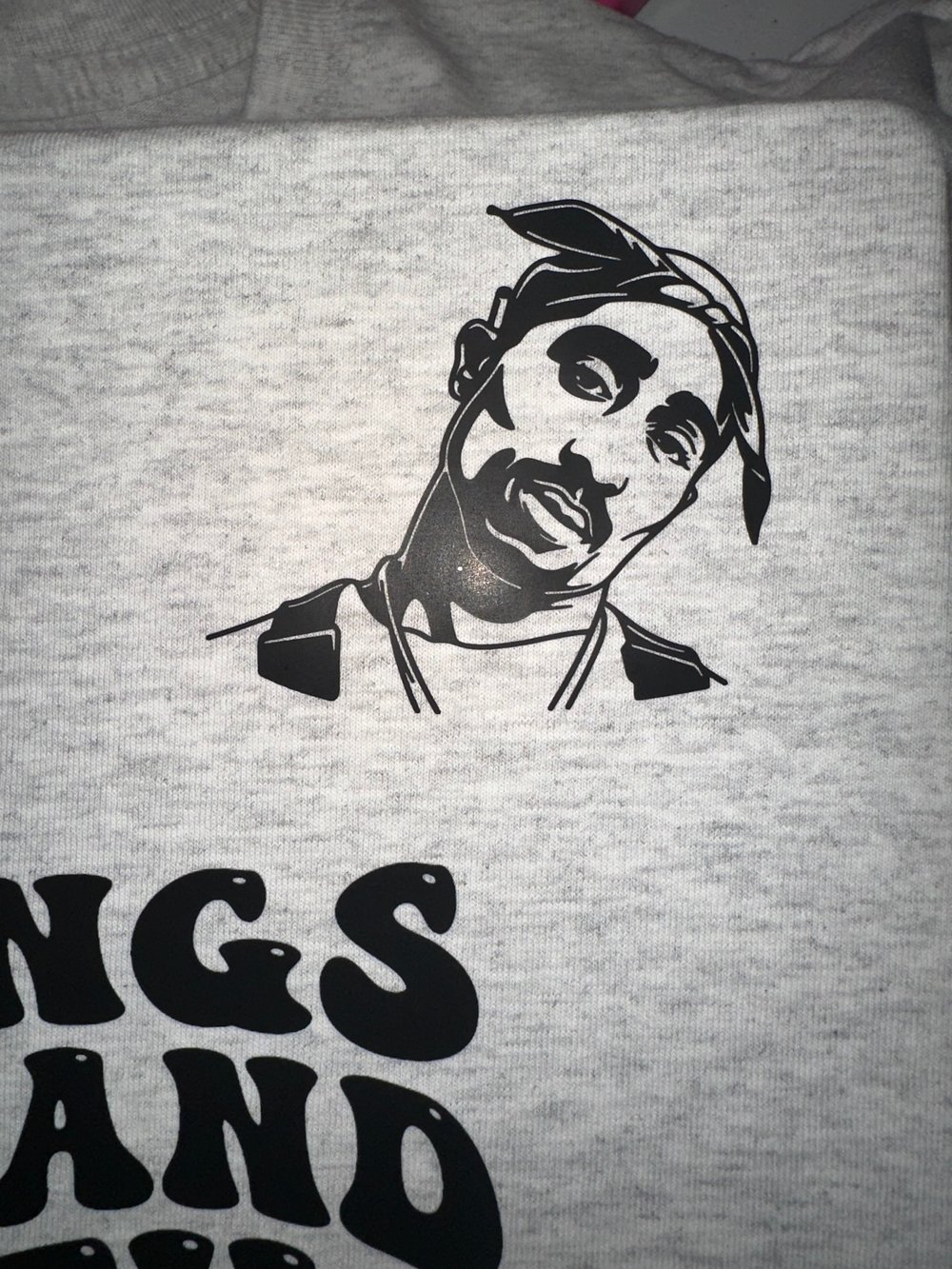 Image of Tupac changes lyric tshirt