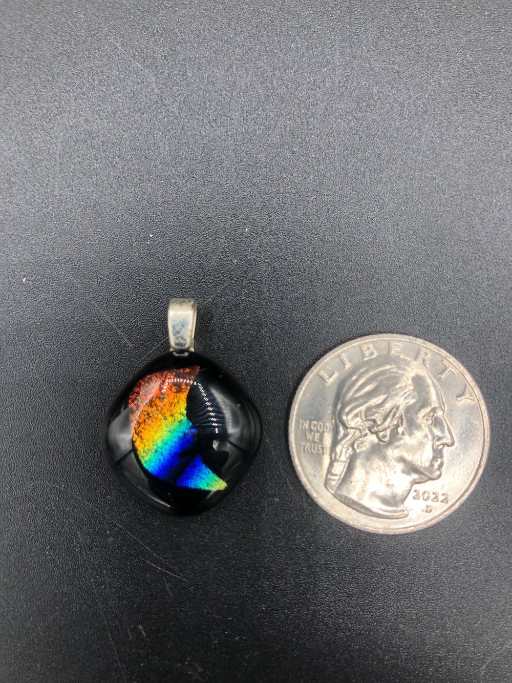 Image of Dichroic image pendant 008