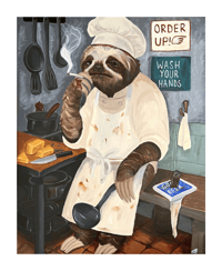 “Burnt out and Still Serving” Print