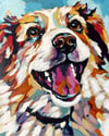 Custom Dog Portrait - Booking Fee (Email for inquiries)