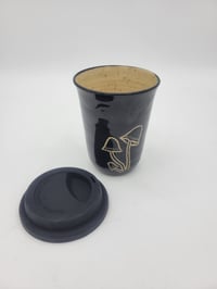 Image 3 of Black Mushroom Short Travel Mug 