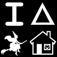 Image 1 of I [triangle] Witch House shirt