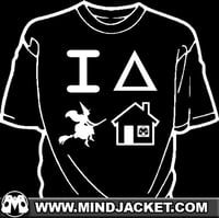 Image 2 of I [triangle] Witch House shirt