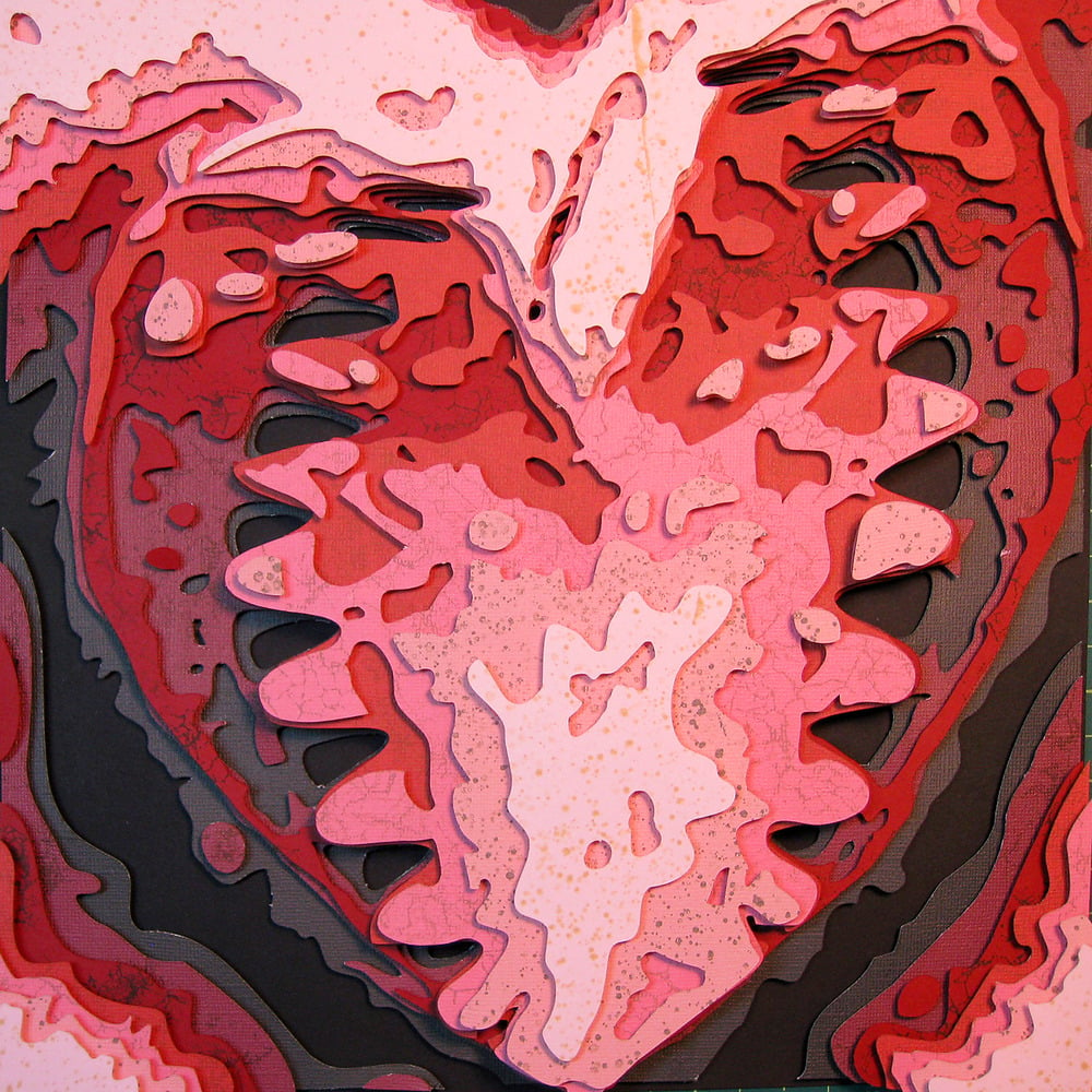 Image of Black Tooth Heart Optograph