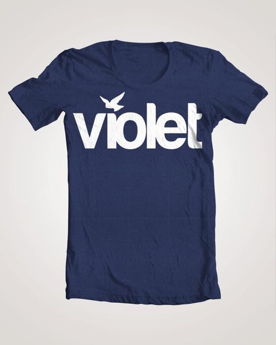 Image of Violet - Logo Blue