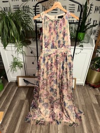 Image 1 of sheer printed dress