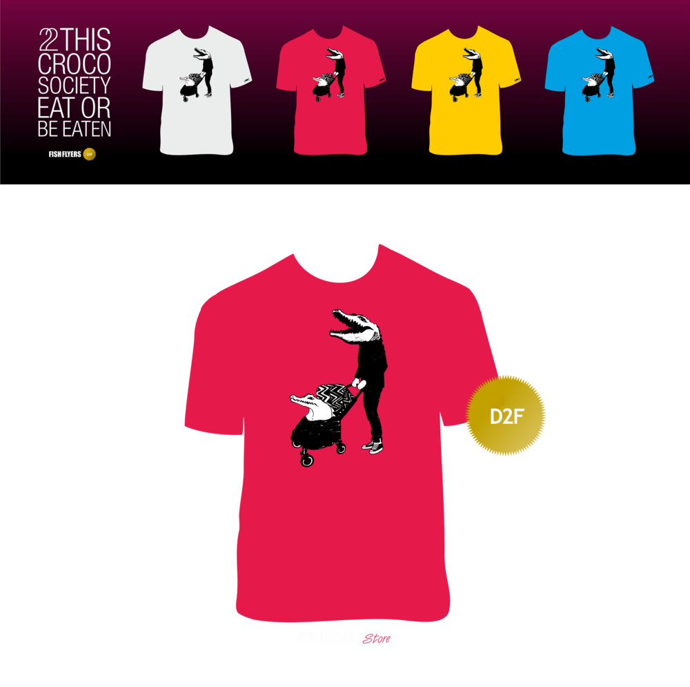 Image of #1 | Croco society D2F T-Shirts