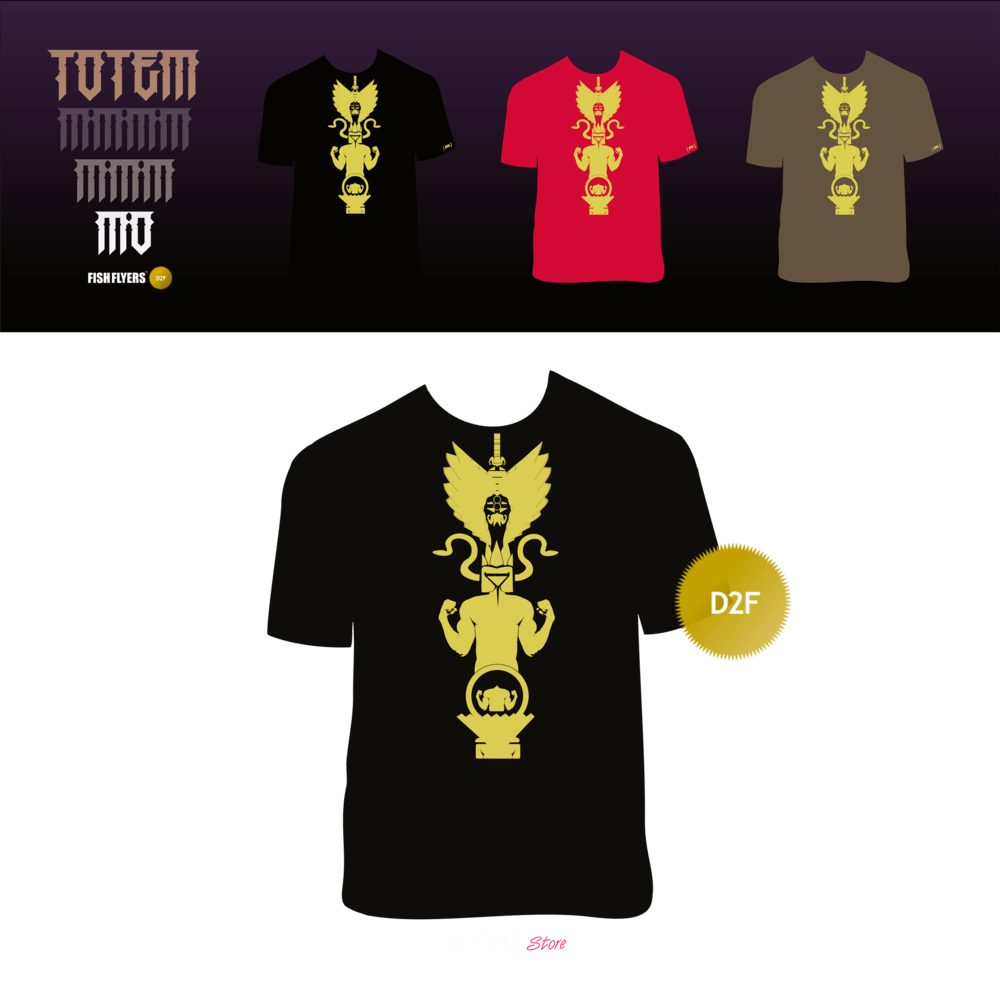 Image of #3 | The totem D2F T-Shirts