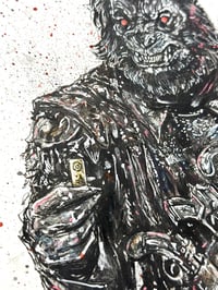 Image 4 of Captain Brutus Skeleton Crew 9x12 Original Ink And Watercolor Star Wars