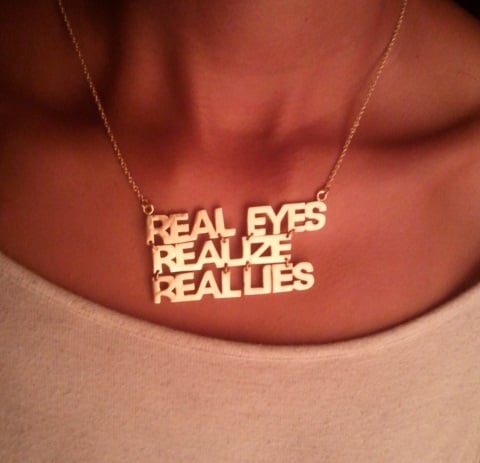 Image of Real Eyes Necklace