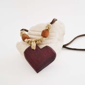 Image of Purple Heart Necklace