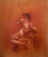 Sistine Ignudo #3 (Michelangelo Studies) 