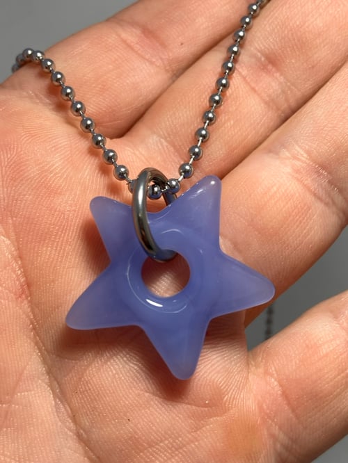 Image of milky blue star