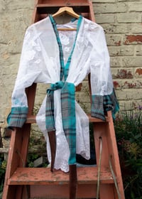 Lace and Tartan Kimono