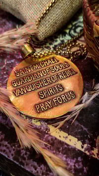 Image 3 of The Armored Kingdom Saint Michael Sword Necklace 