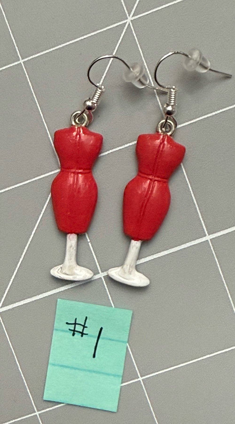 Image of Colorful Mannequin Earrings