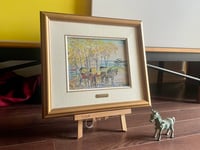 Image 2 of Mid Century Oil Quebec Scene on Board