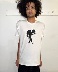 Image 2 of cupid with a gun tee