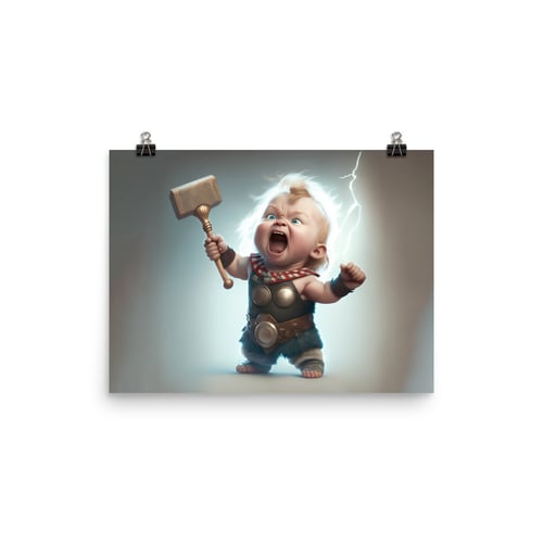 Image of Marvel Babies - Thor | Photo paper poster