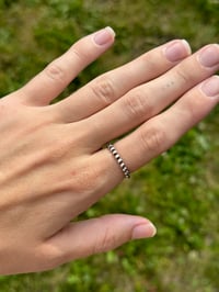Image 1 of Beaded Stacker Ring
