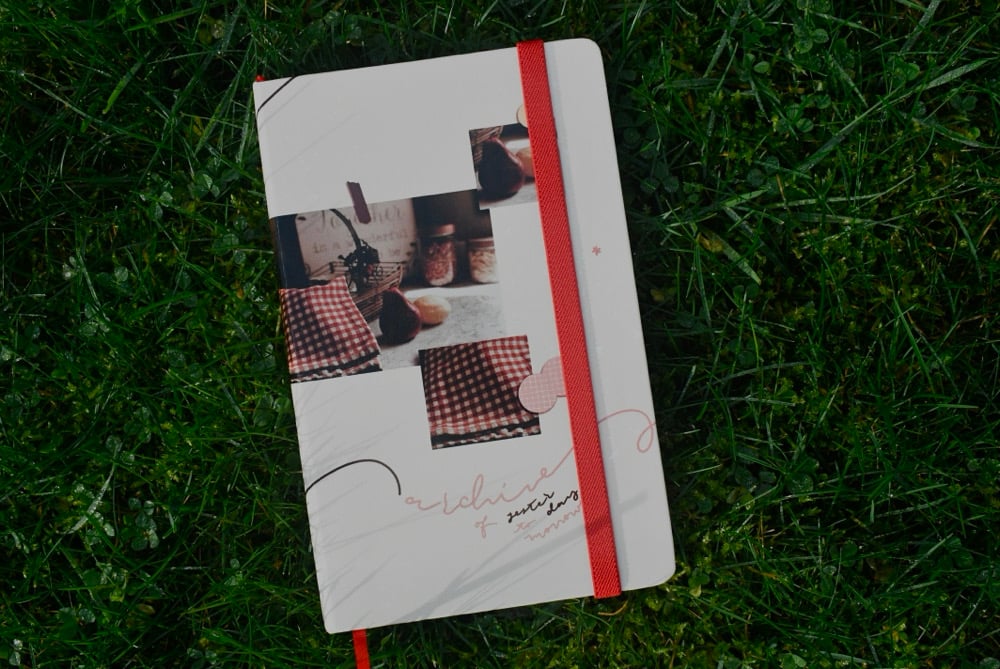 Image of Gingham Leatherette Notebook