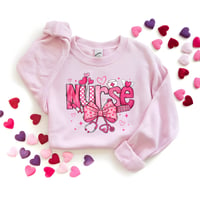 Valentine Nurse Bow sweater