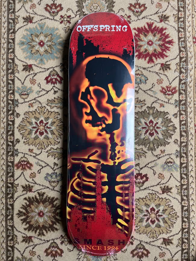 Offspring Smash skateboard 30th anniversary 