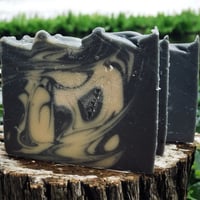 Image 5 of Activated Charcoal Bentonite Clay Face Soap | Acne-Prone Skin Cleanser Bar | Detox Soap for Oily & C