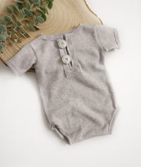 Image 2 of Boys bodysuit Patrick | grey | 12 months