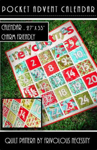 Image of Pocket Advent Calendar Quilt Pattern PDF