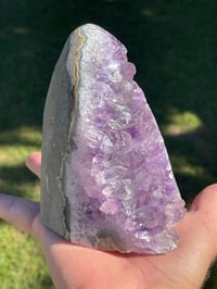 Image 5 of Amethyst Base Cut Polished Edge #2021