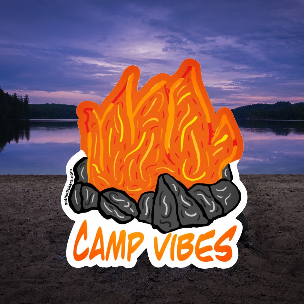 Image of Camp Vibes Sticker