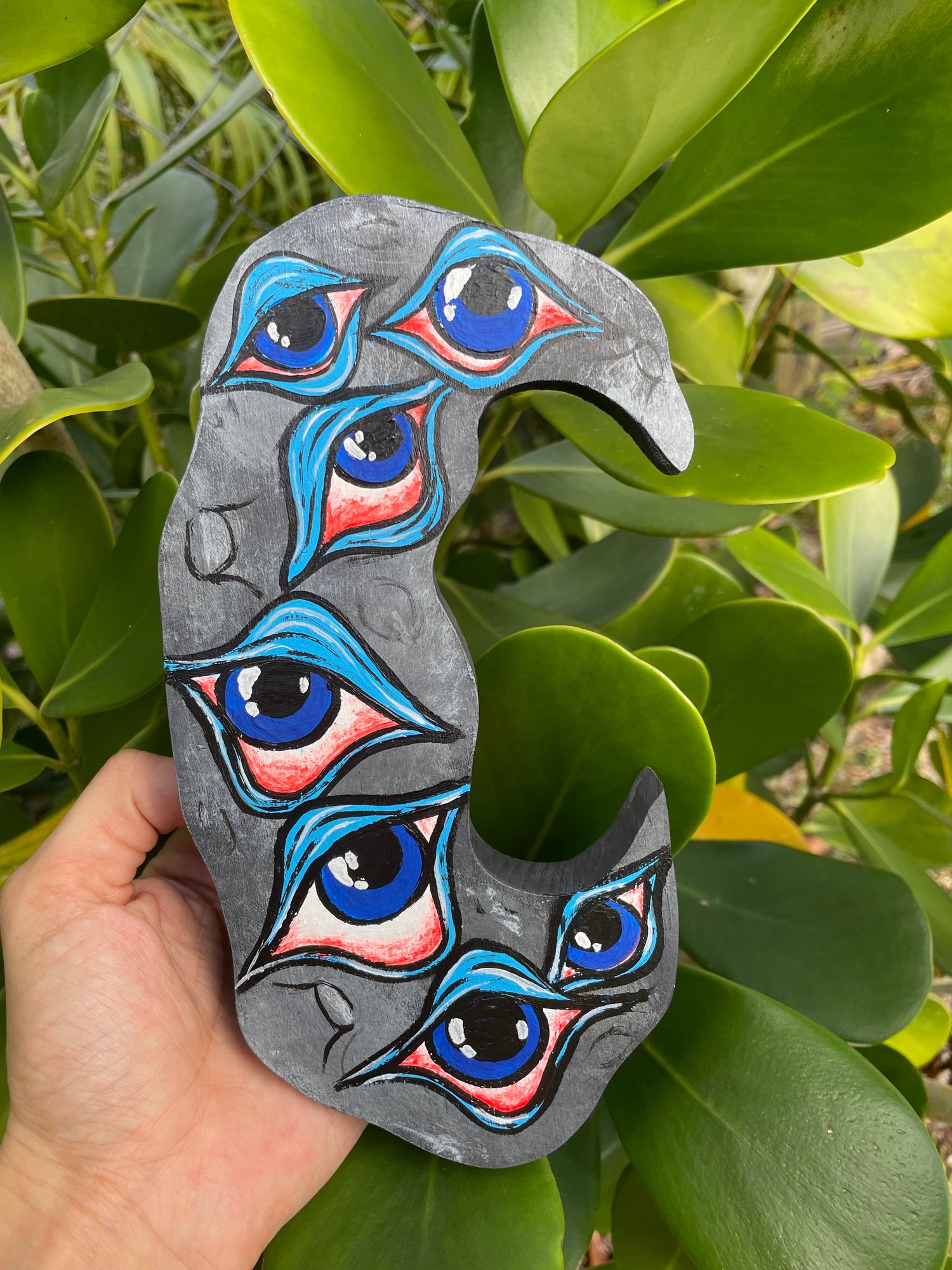 Image of Eye’ll Stay Up Moon Wood Cut Out