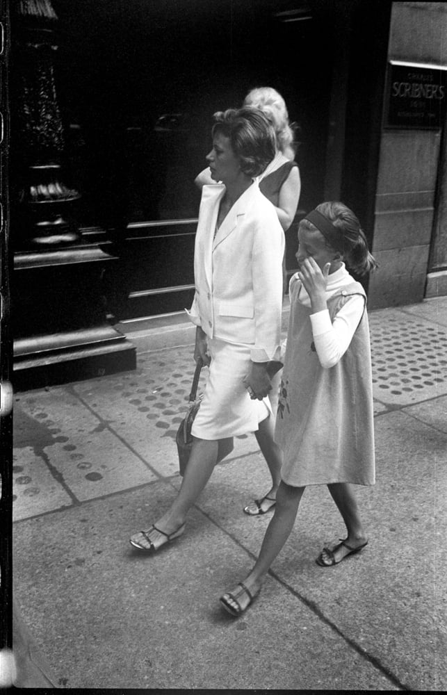 Image of Mother And Daughter In Manhattan early 1960's