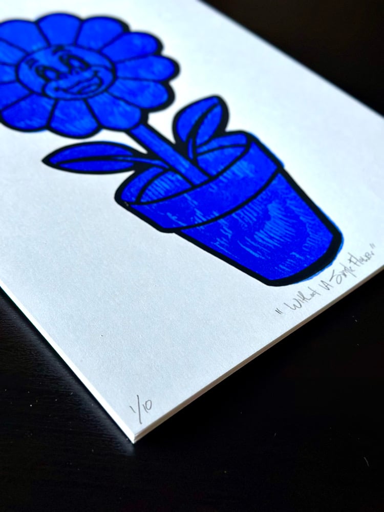 Image of Without A Single Flower : ScreenPrint.