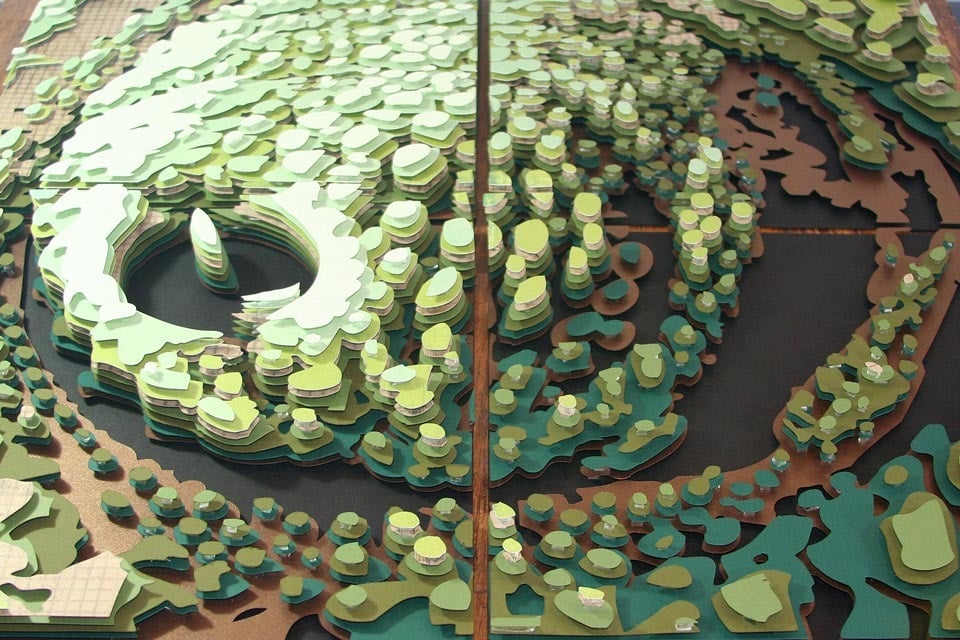 Image of Chameleon Eye Optograph