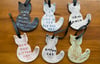 Happy Cat Ornaments 